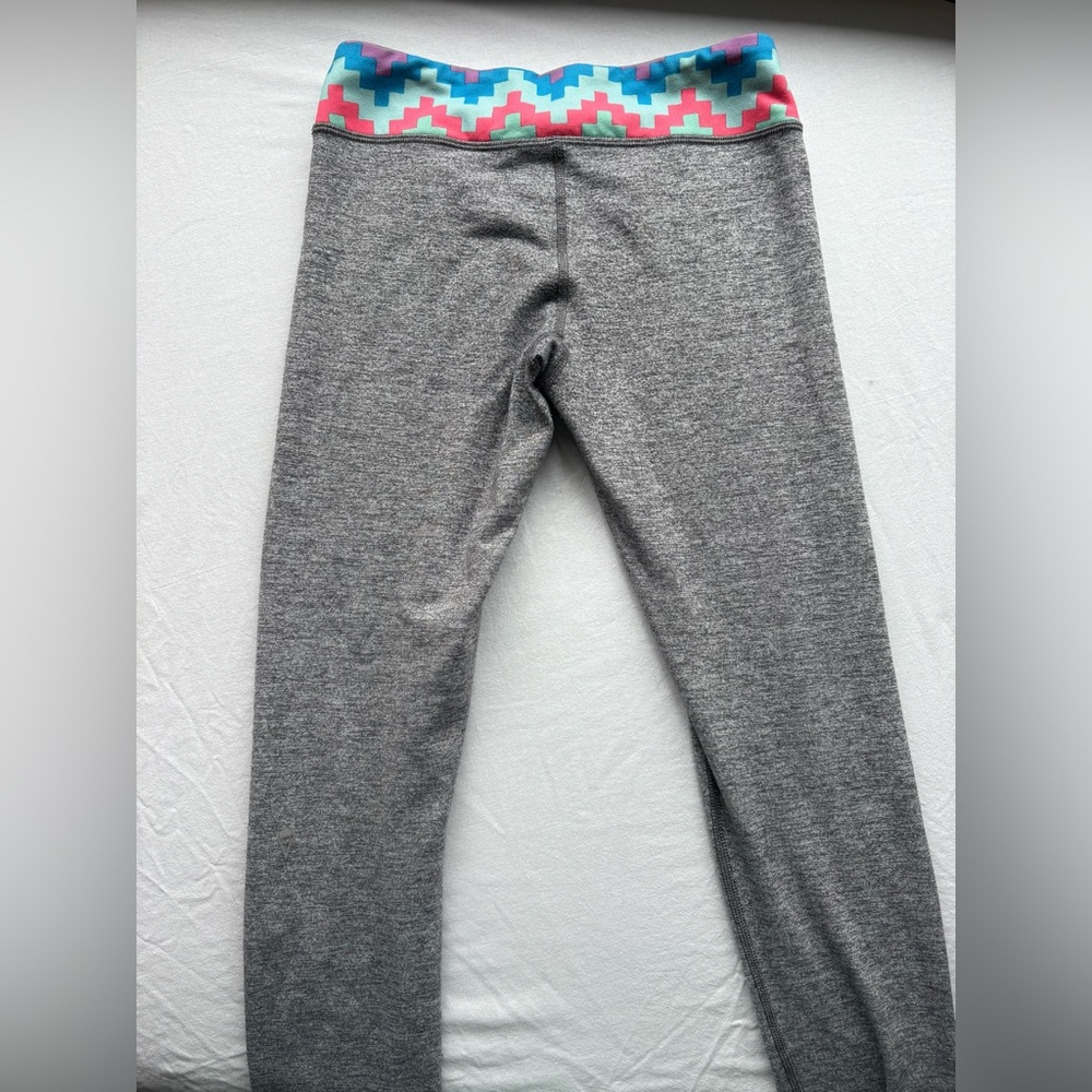 Ivivva Gray Heather Girls' Performance Leggings